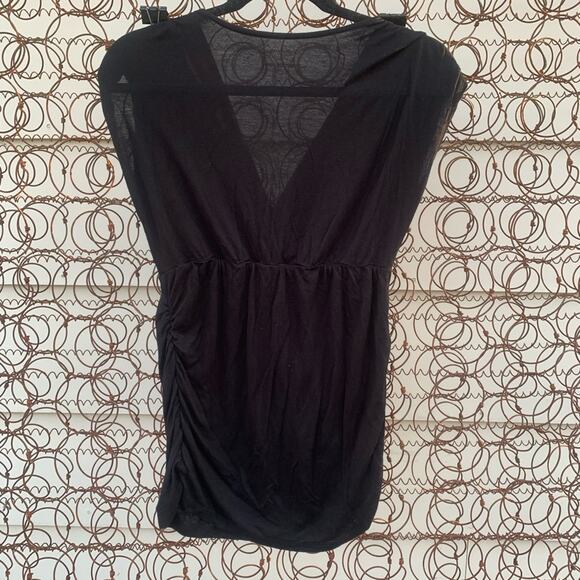 Motherhood wrap front sleeveless blouse blouse - Picture 2 of 4